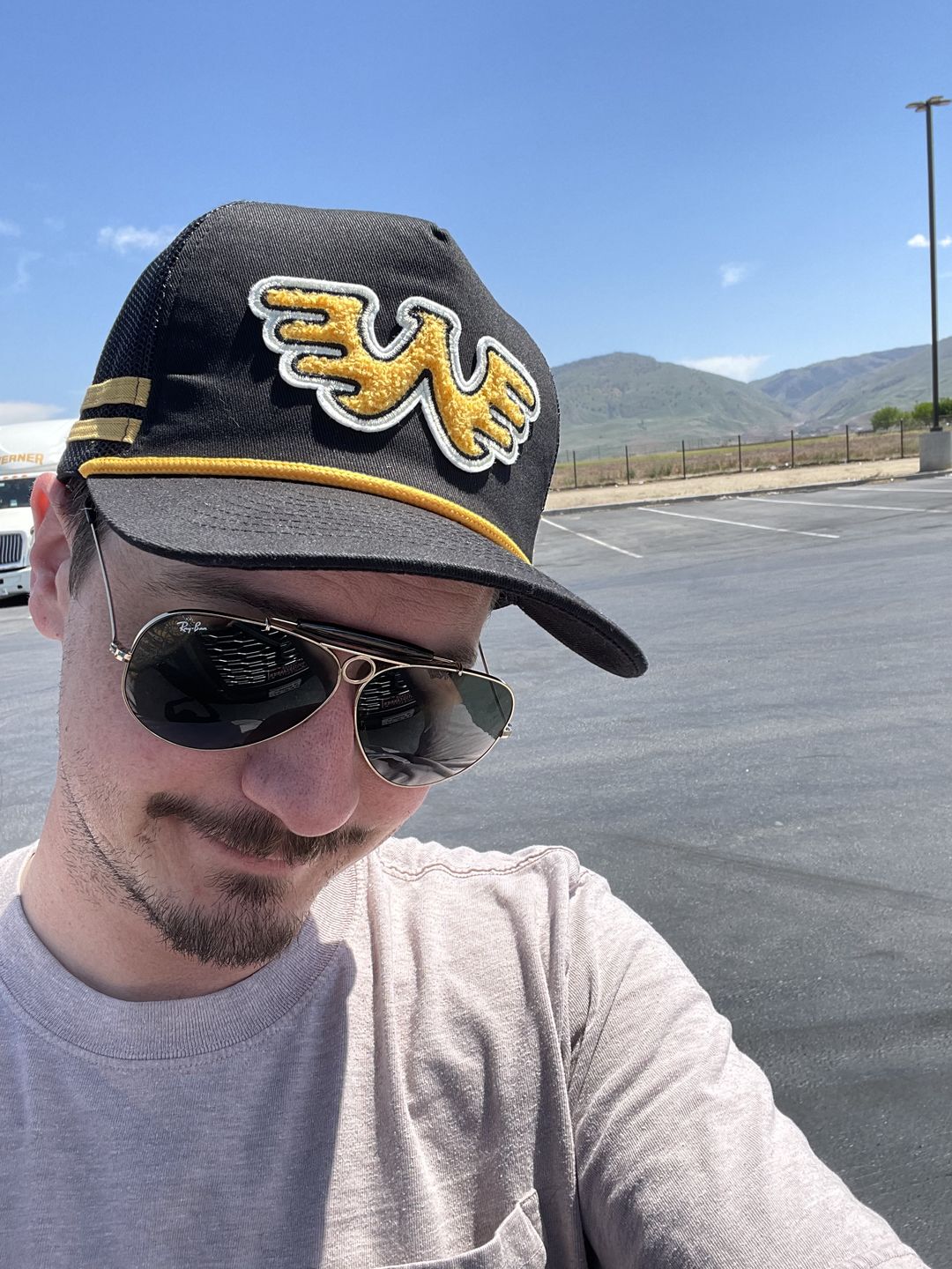 Customer photo review of Seager x Waylon Jennings Flying W Snapback Hat - Black