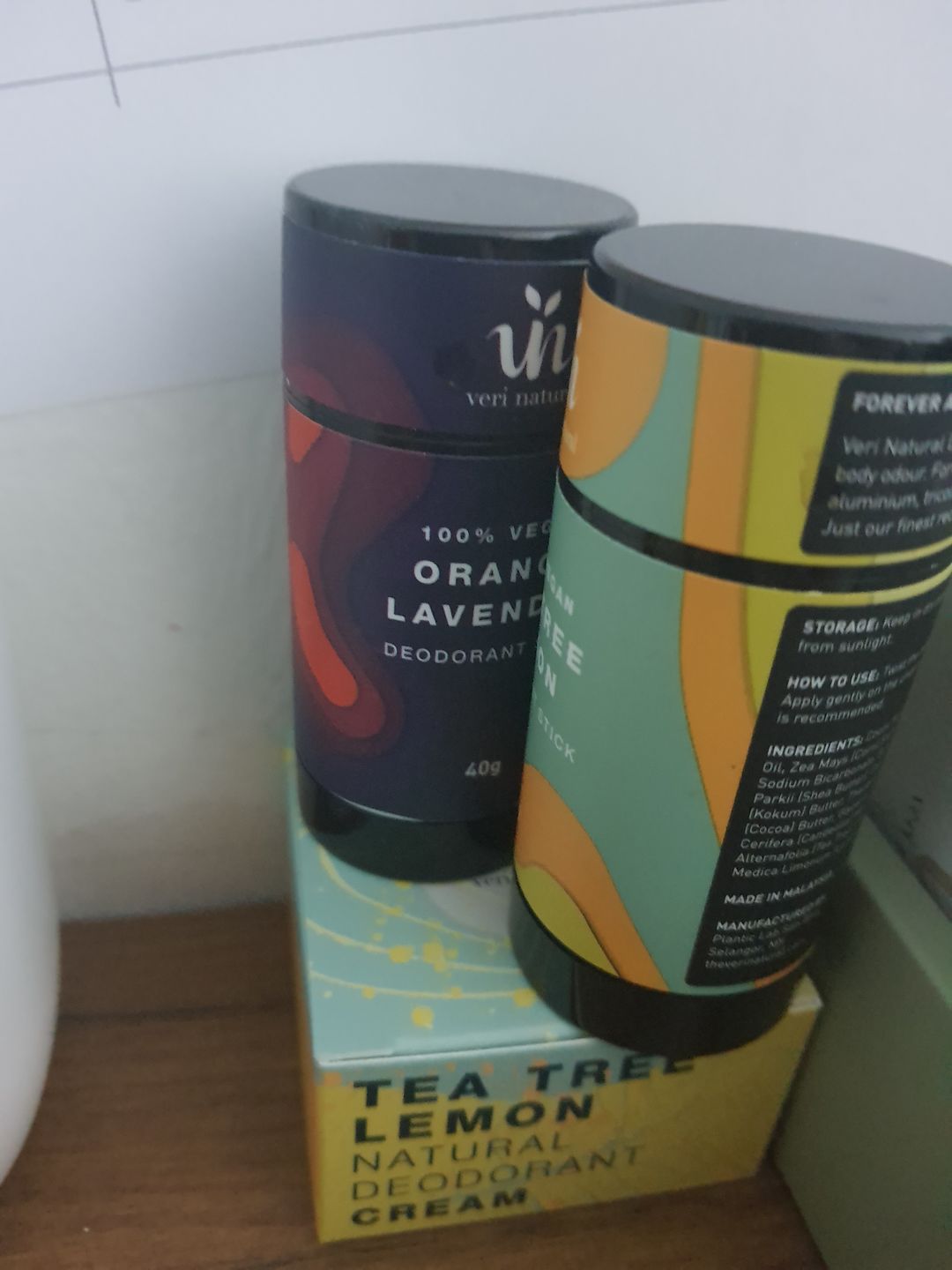 Customer photo review of Veri Natural Deodorant Stick