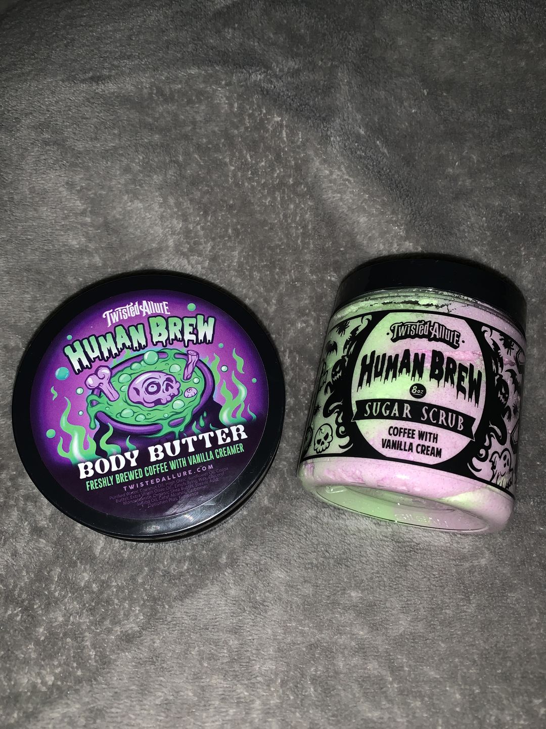 Customer photo review of Human Brew Sugar Scrub           (Coffee & Vanilla Cream)