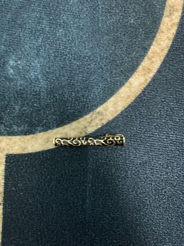 Customer photo review of Tie Clip - Matte Solid Black