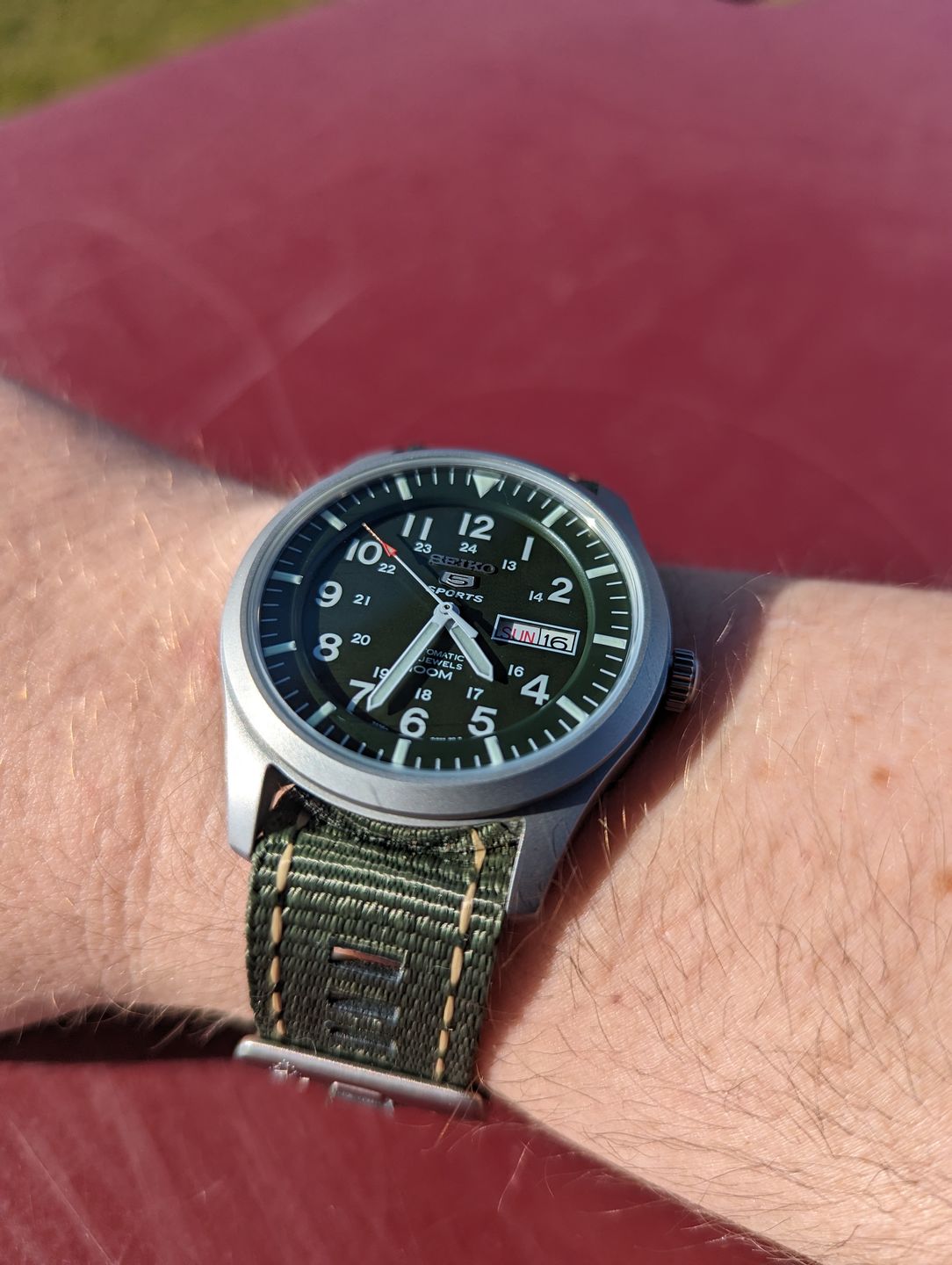 Customer photo review of W.O.E. Single Pass Zulu Alpha Strap