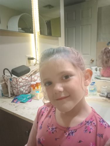 Customer photo review of Red Hair Color Wax