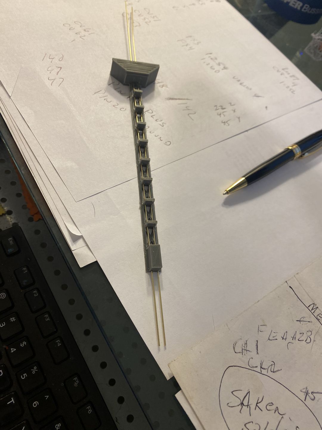 Customer photo review of Round Brass Rod: 1/32" OD x 12" Long (5 Pieces)