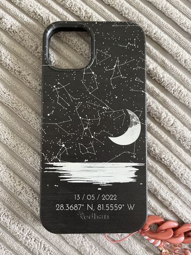 Customer photo review of Custom Star Map [Dark] - iPhone 13