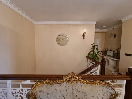 Customer photo review of Creamy Desert Clock Large 27 Inches
