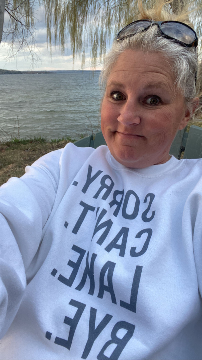 Customer photo review of Sorry Can't Lake Bye