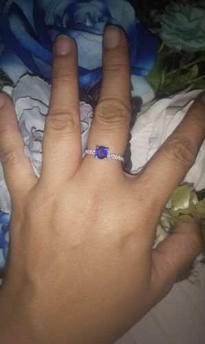 Customer photo review of 1ct Porto Engagement Ring