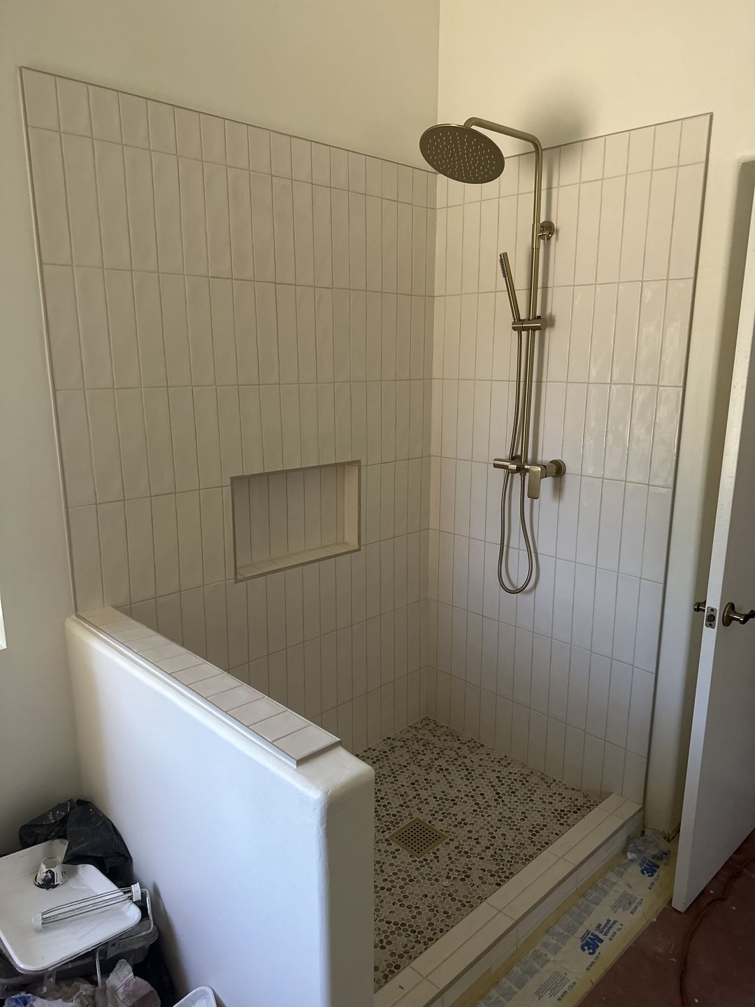 Customer photo review of Rain Shower System with Tub Spout and High Pressure 10" Rain Shower Head RB0880