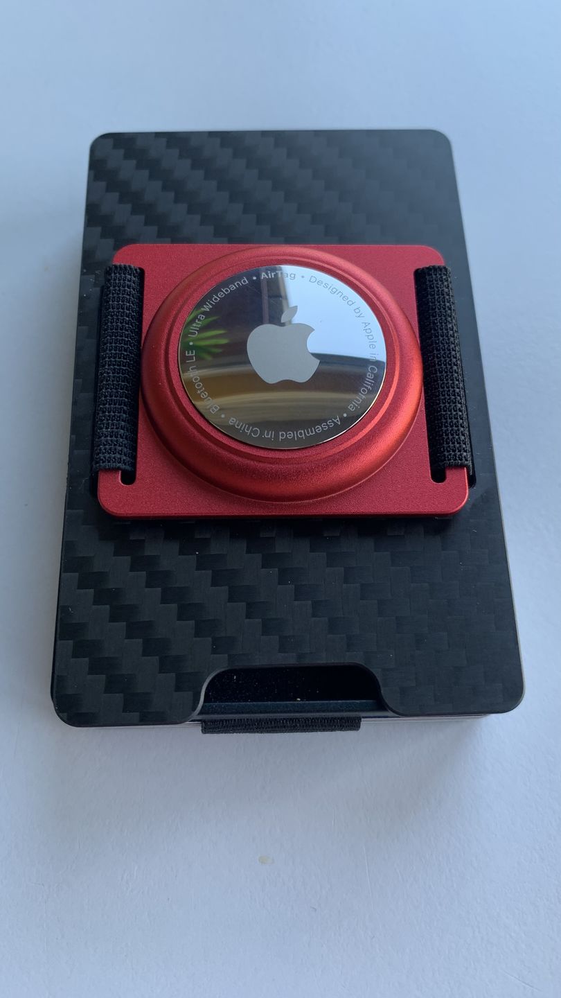 Customer photo review of Carbon Fiber 3K matte Slim Wallet