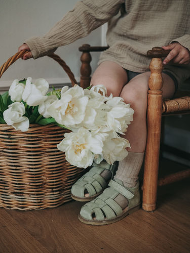 Customer photo review of Classic Sandal - Pistachio