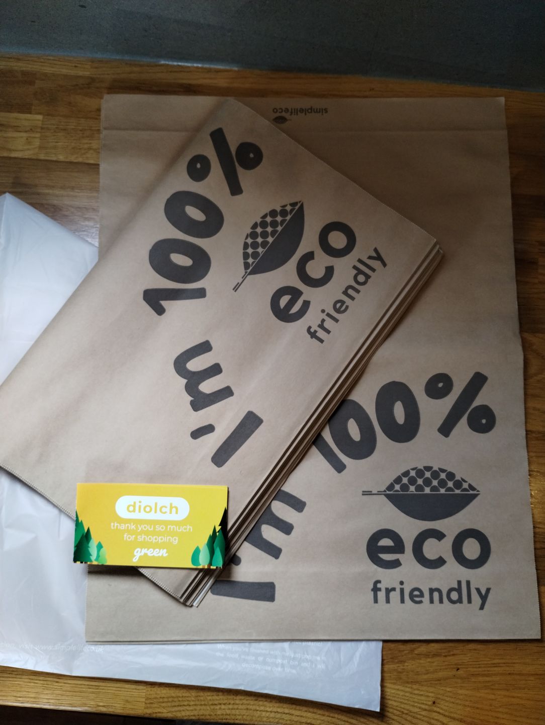 Customer photo review of FSC Certified Paper Mailing Bags