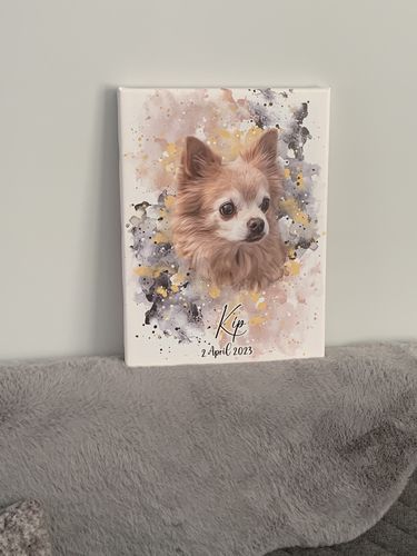 Michelle W. review of Your Dog as Watercolor Portrait image 1 out of 1