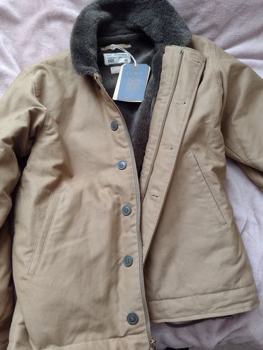Customer photo review of 1940s USN 3rd Type N-1 Woolen Deck Jacket - Khaki Stencil