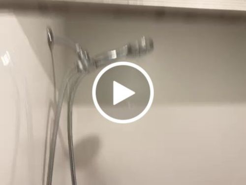 Customer video review of 3-Spray Handheld Shower Head Set