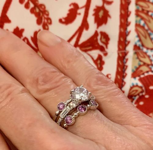 Customer photo review of Solitaire Art Deco 1ct CZ Ring in Sterling Silver
