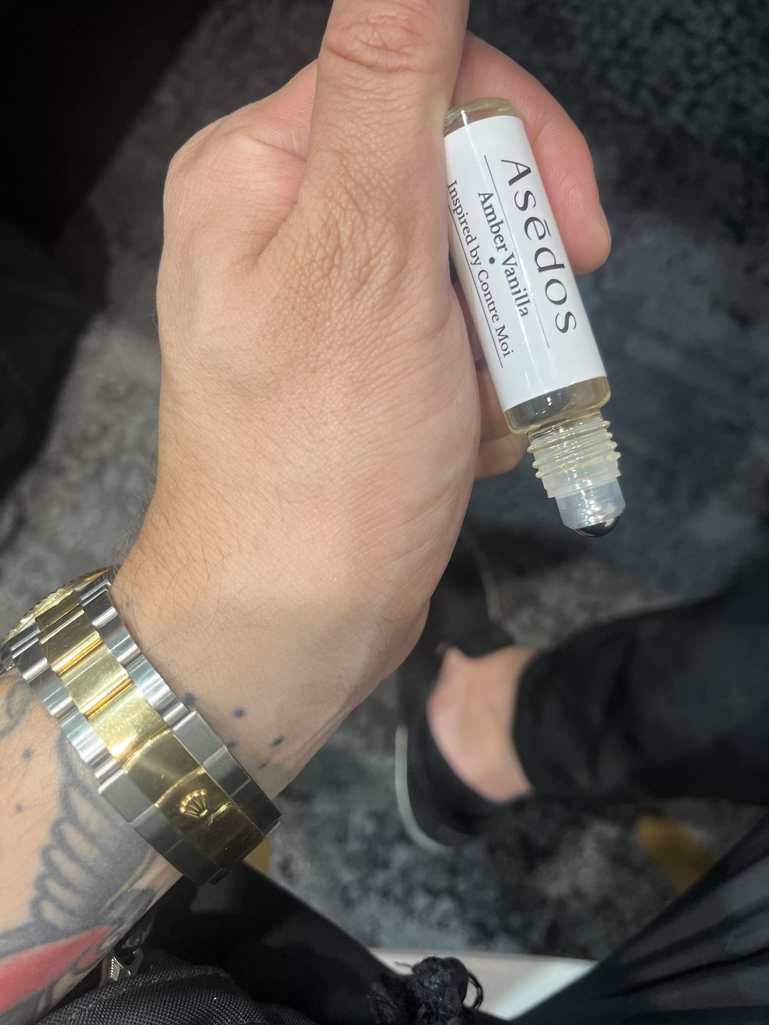Customer photo review of AMBER VANILLA PERFUME OIL