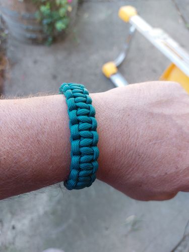 Customer photo review of Teal Paracord