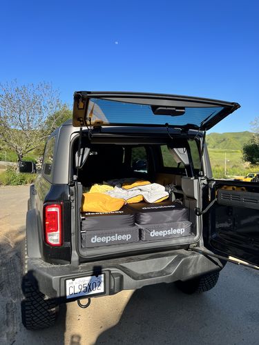 Customer photo review of deepsleep Solo Mat for 2Dr Ford Bronco