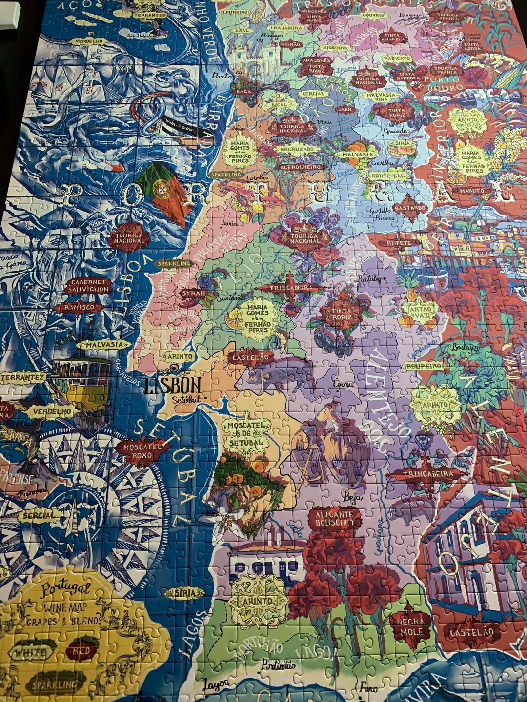 Customer photo review of Wine Puzzle - New Zealand