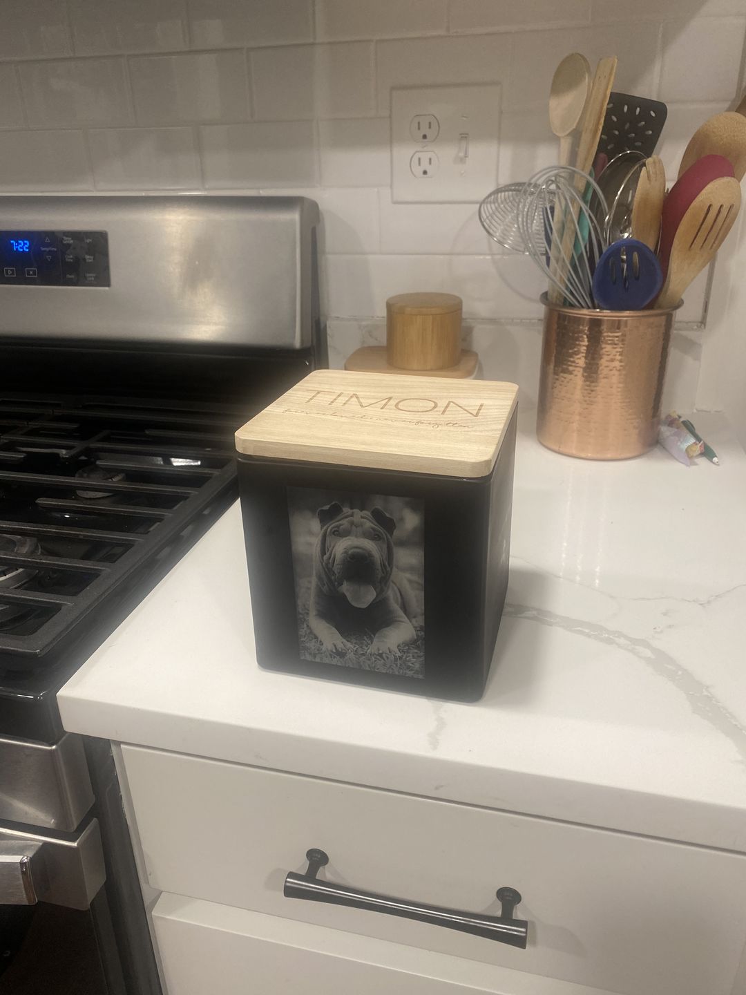 Customer photo review of DESIGN YOUR OWN CANDLE