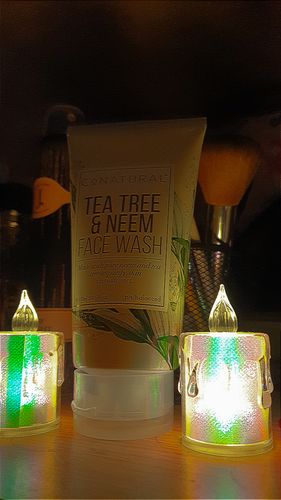 Customer photo review of Tea Tree & Neem Face Wash