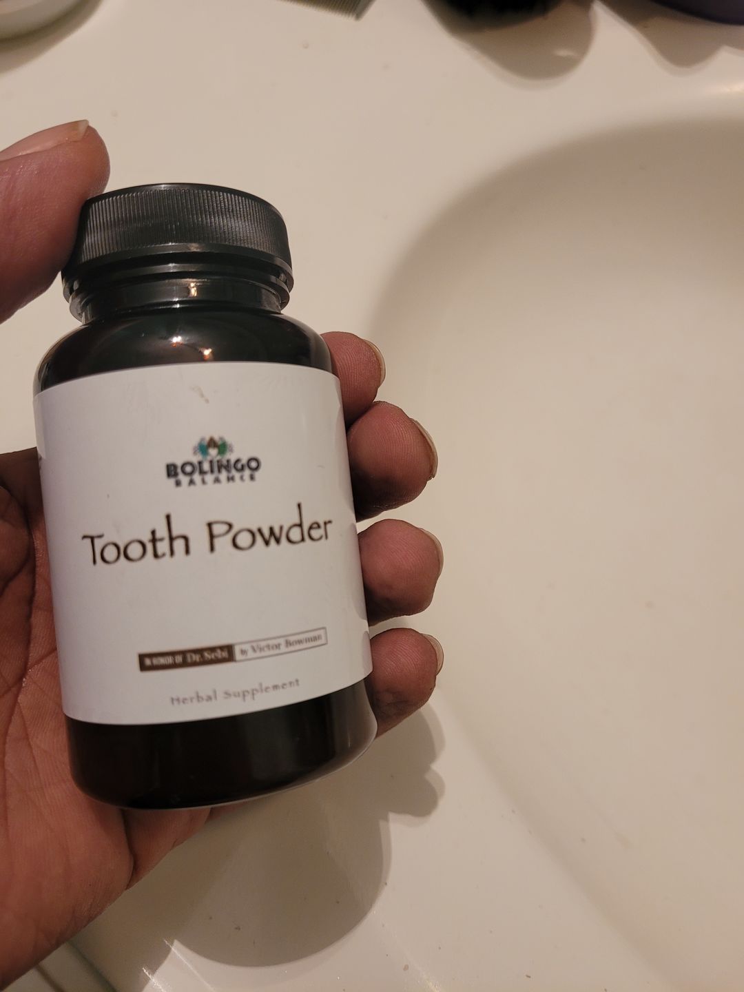 Customer photo review of TOOTH POWDER