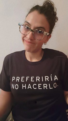 Customer photo review of Camisa Preferiría no hacerlo