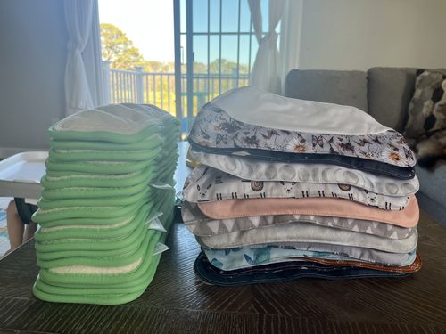 Customer photo review of 6-Layer Bamboo Hemp Cotton Insert