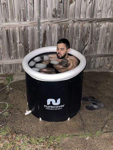 Customer photo review of nurecover Pod® - Portable Ice Bath