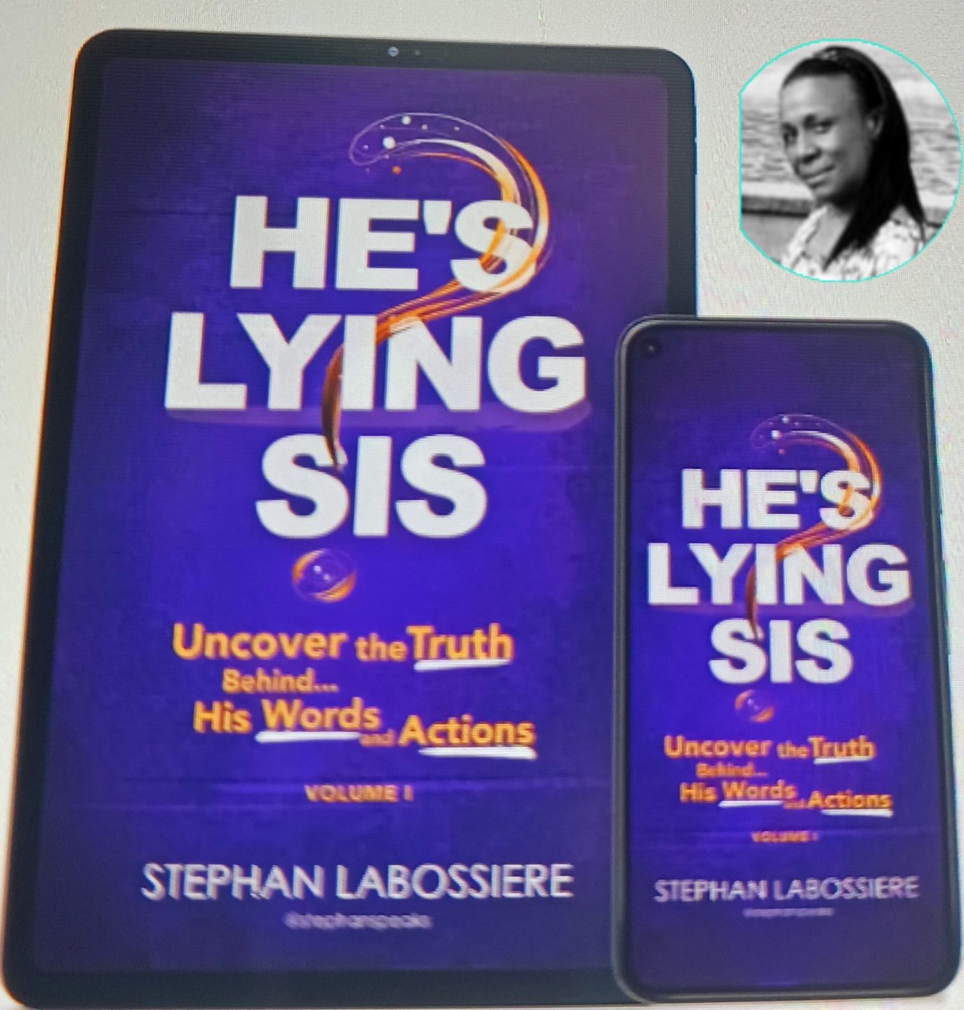 Customer photo review of He's Lying Sis - Ebook