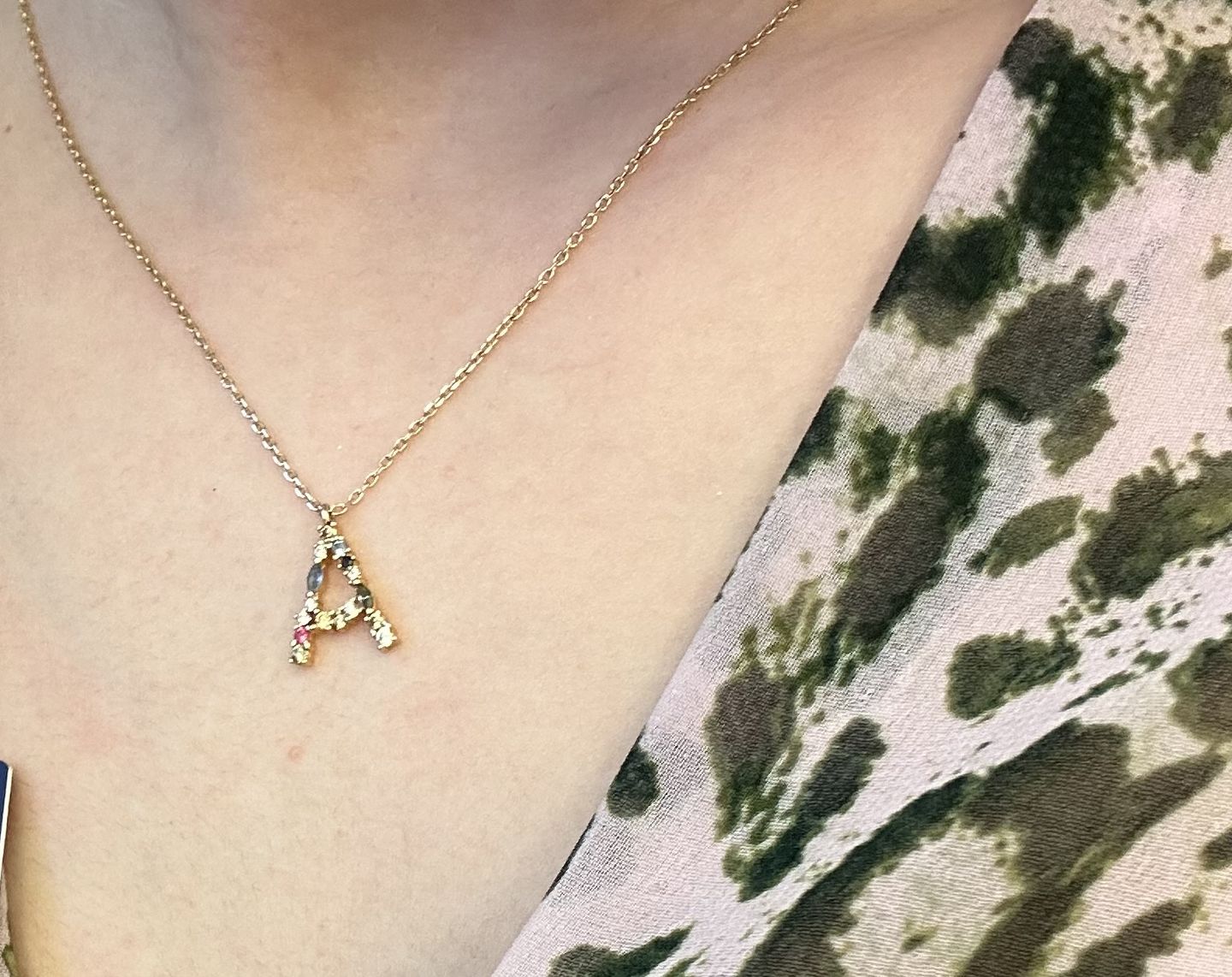Customer photo review of LOANYA Buchstaben Kette