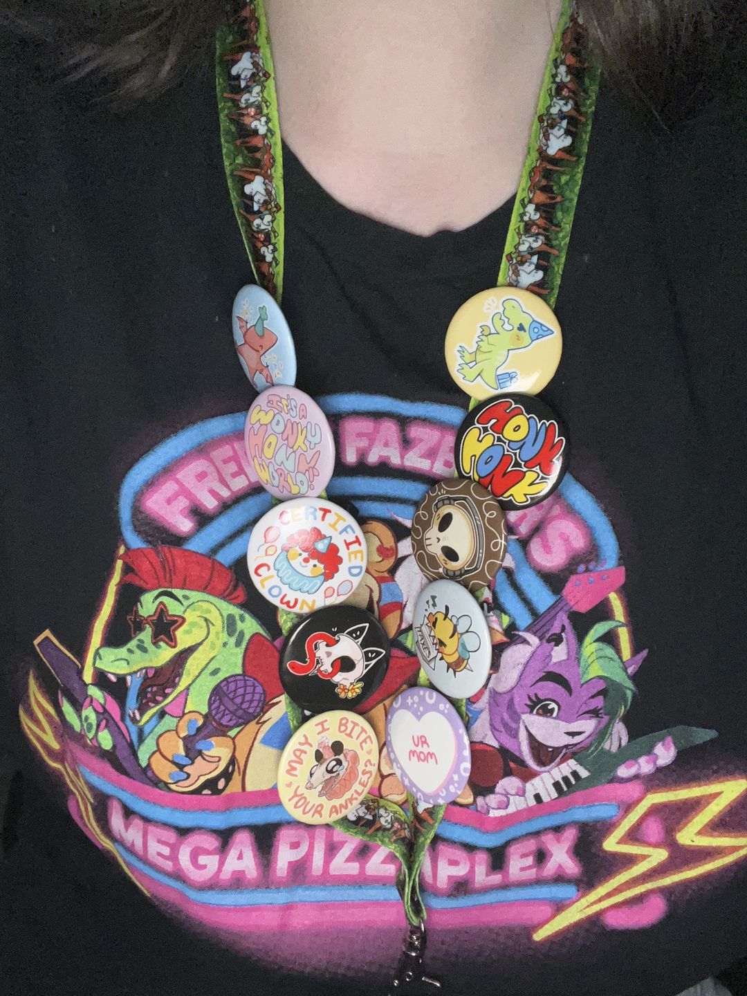 Customer photo review of Runaway Ghosts Lanyard