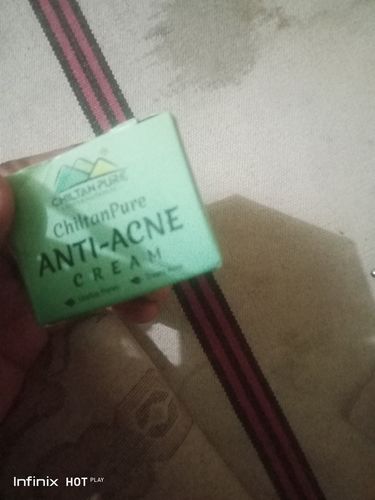 Customer photo review of Anti-Acne Cream – Brightens Skin, Fades Acne, Lighten Acne Scars & Shed Dead Skin Cells