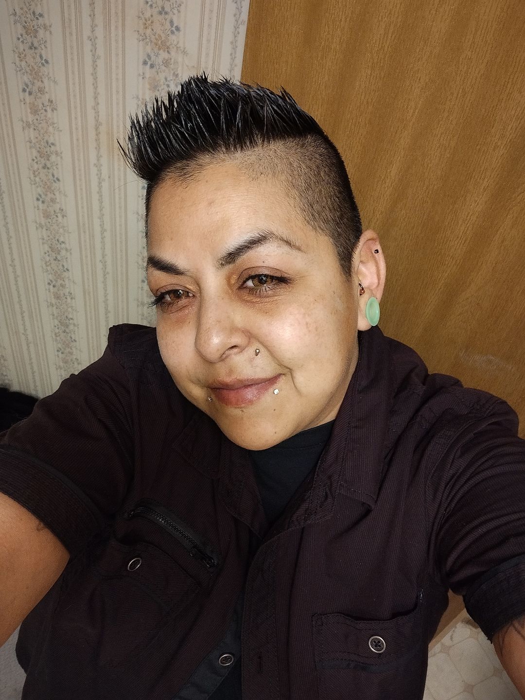 Customer photo review of Three Tone HONEY Brown Prescription Coloured Contact Lenses