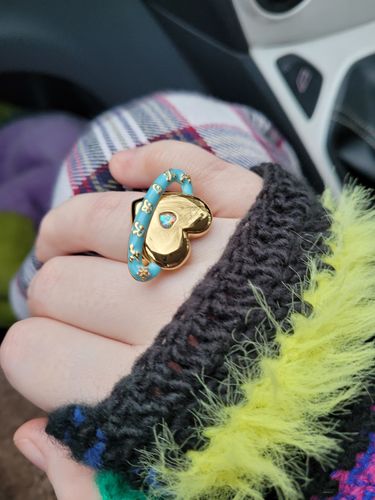 Customer photo review of Galaxy Star Sign Ring Libra