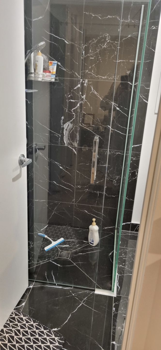 Customer photo review of Shower Cleaning & Protection Kit