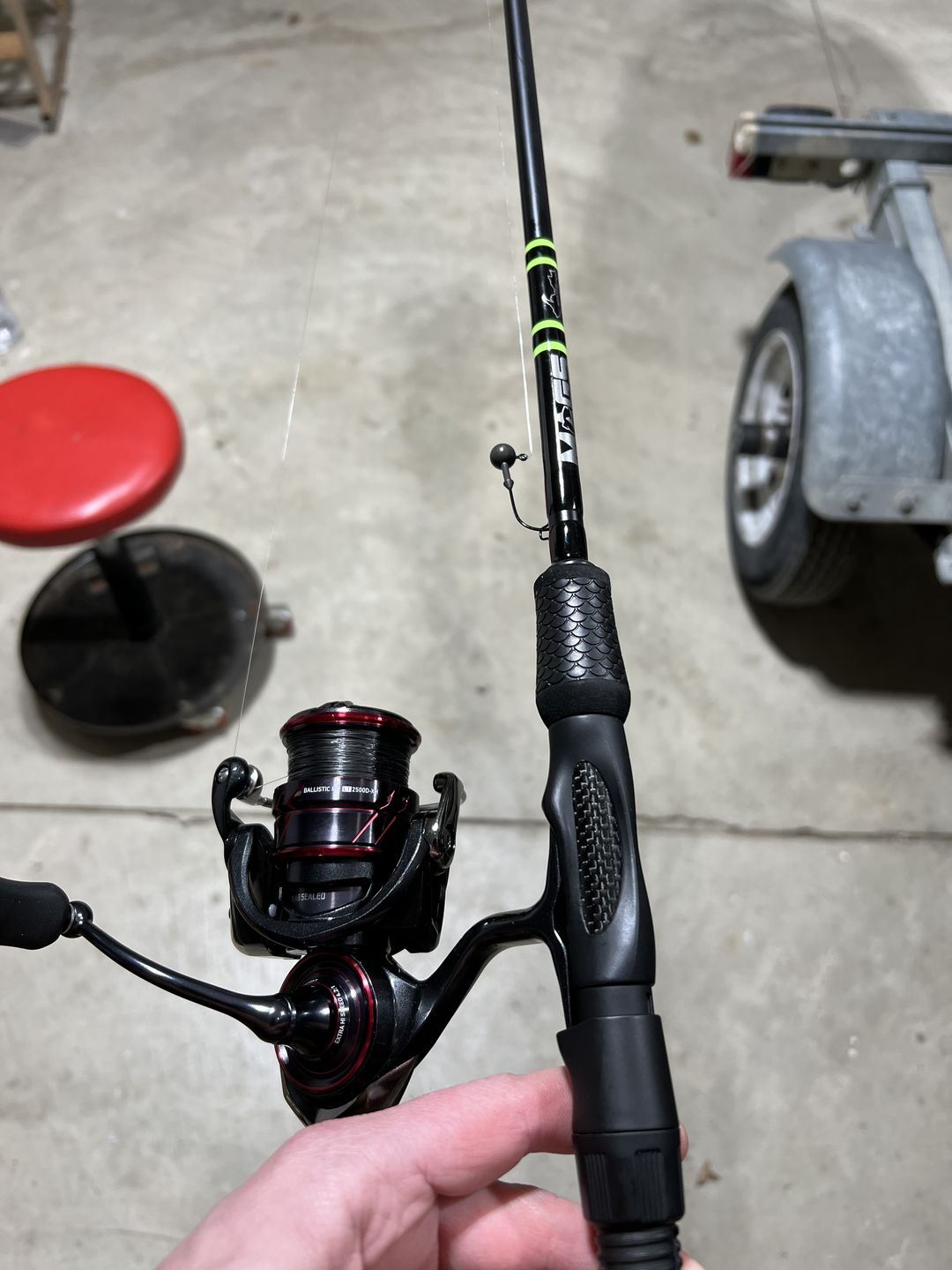 Customer photo review of Spinning Pre-Built Rod