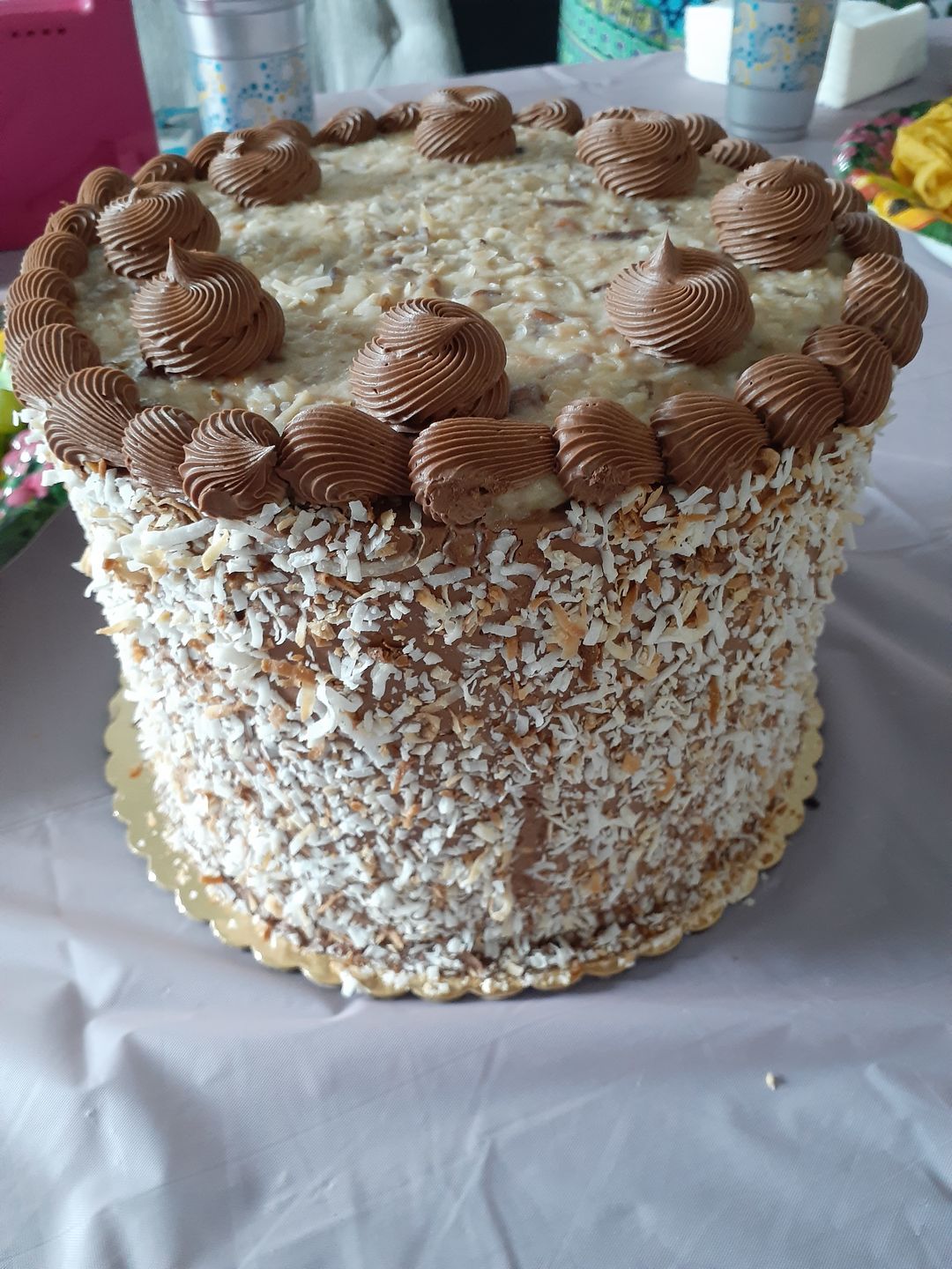 Customer photo review of German Chocolate Cake