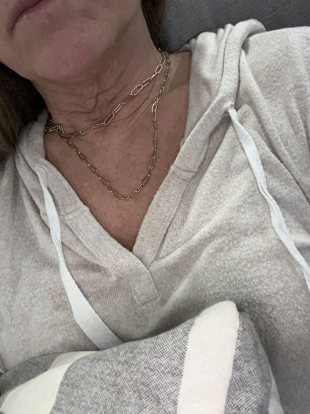 Customer photo review of Extended Paperclip Necklace