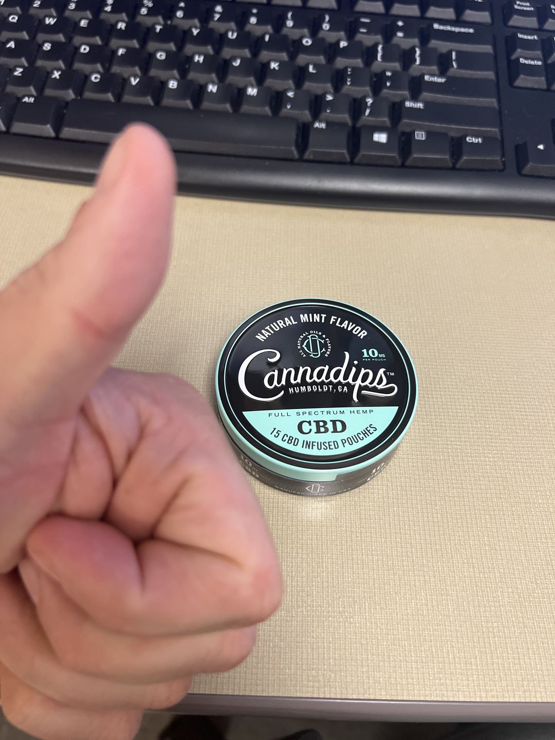 Customer photo review of Cannadips CBD
