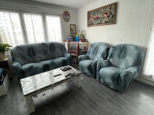 Customer photo review of Vert Jungle - Housses Extensibles de Fauteuil et Canapé