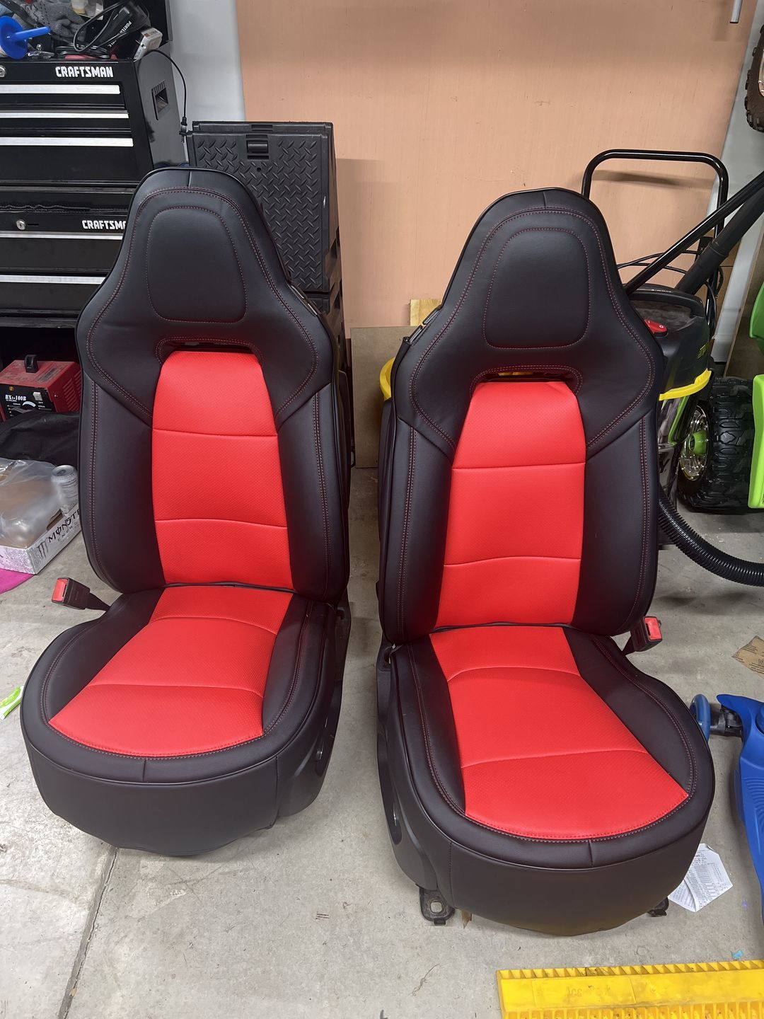 Customer photo review of Corvette C7 Premium Custom Leather Seat Covers