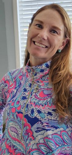 Customer photo review of Glam Initial Necklace