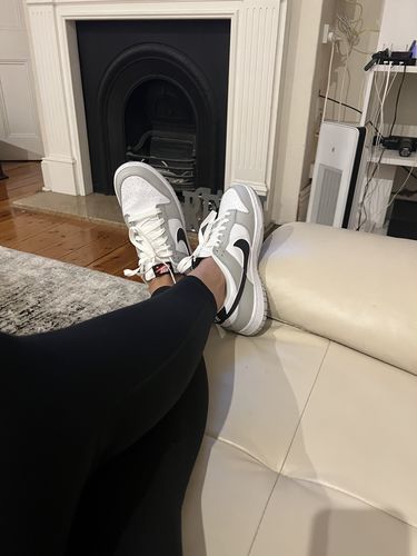 Customer photo review of Nike Dunk Low SE 'Lottery Grey Fog'