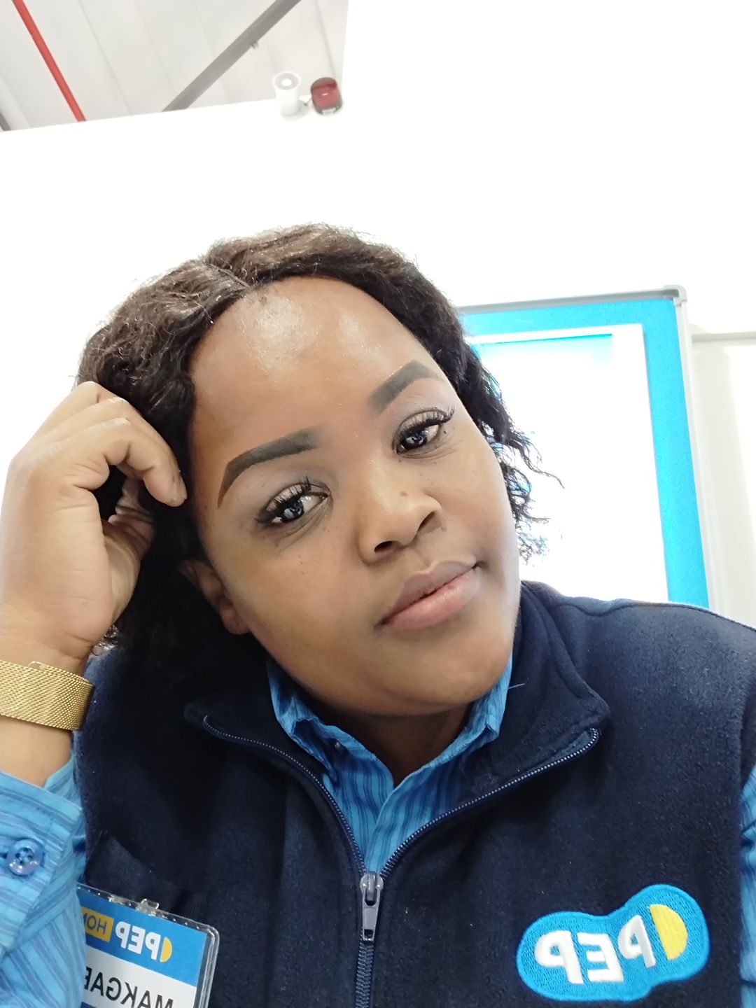 Customer photo review of Brazilian Middle Part 8inch Combo
