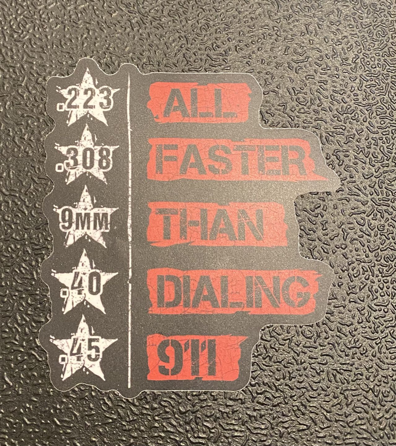 Customer photo review of All Faster than 911 Decal