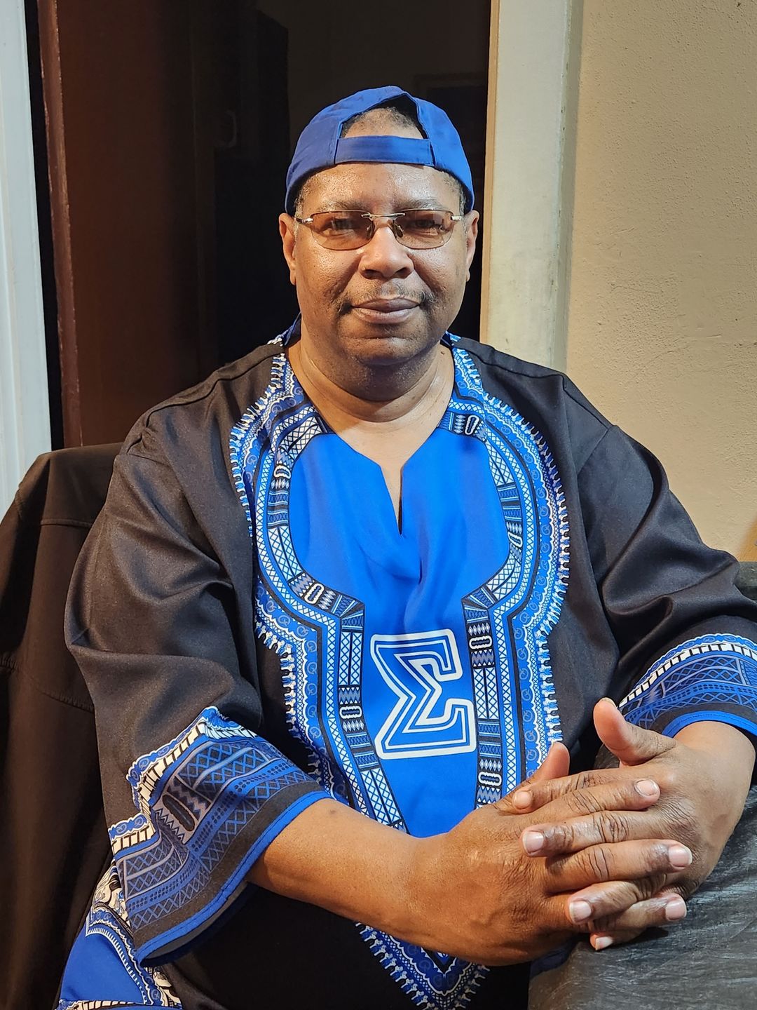 Customer photo review of Dashiki Shirt- Phi Beta Sigma