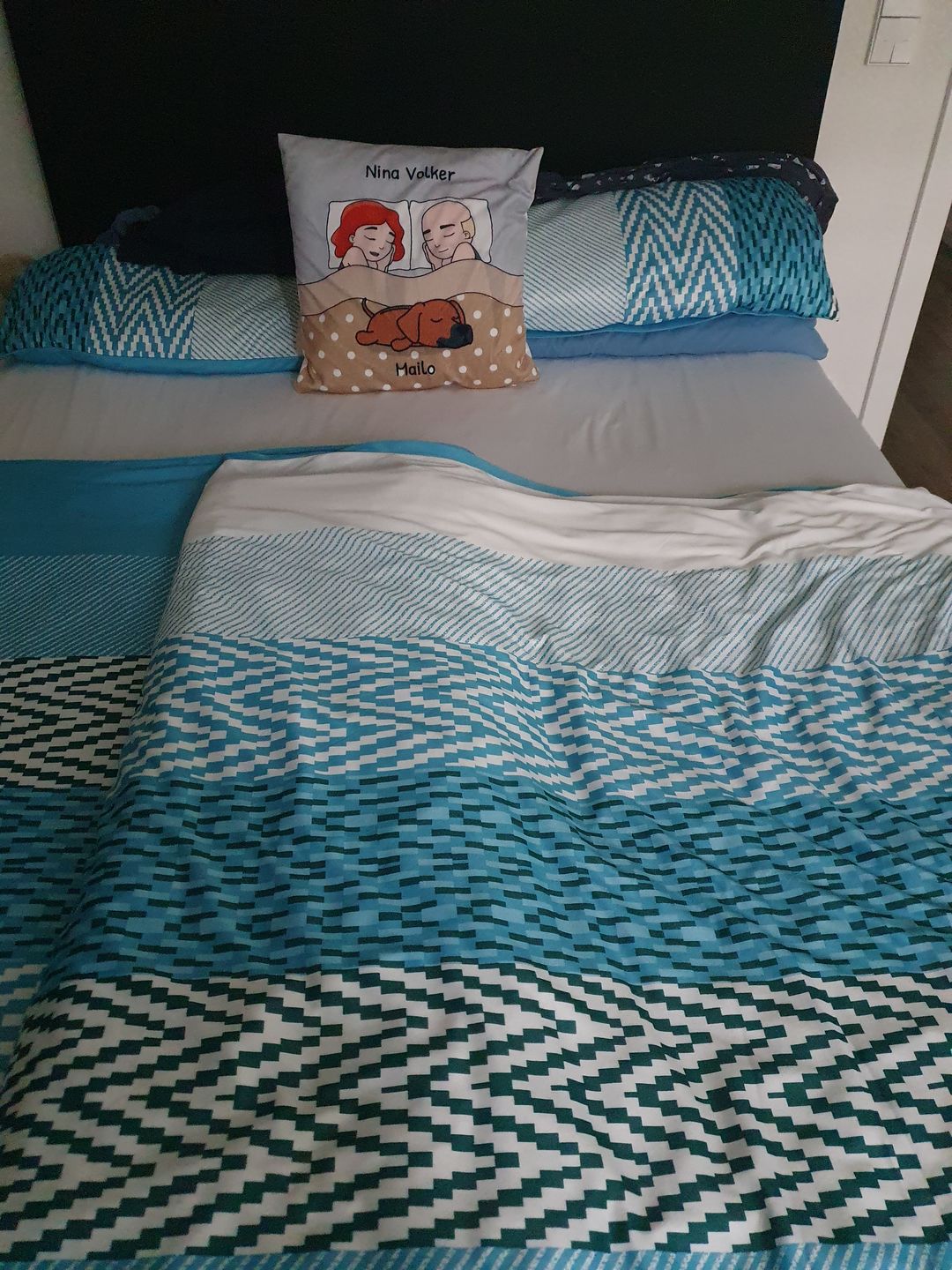 Customer photo review of Kuschelzeit mit Fellnasen - Individuelles Kissen