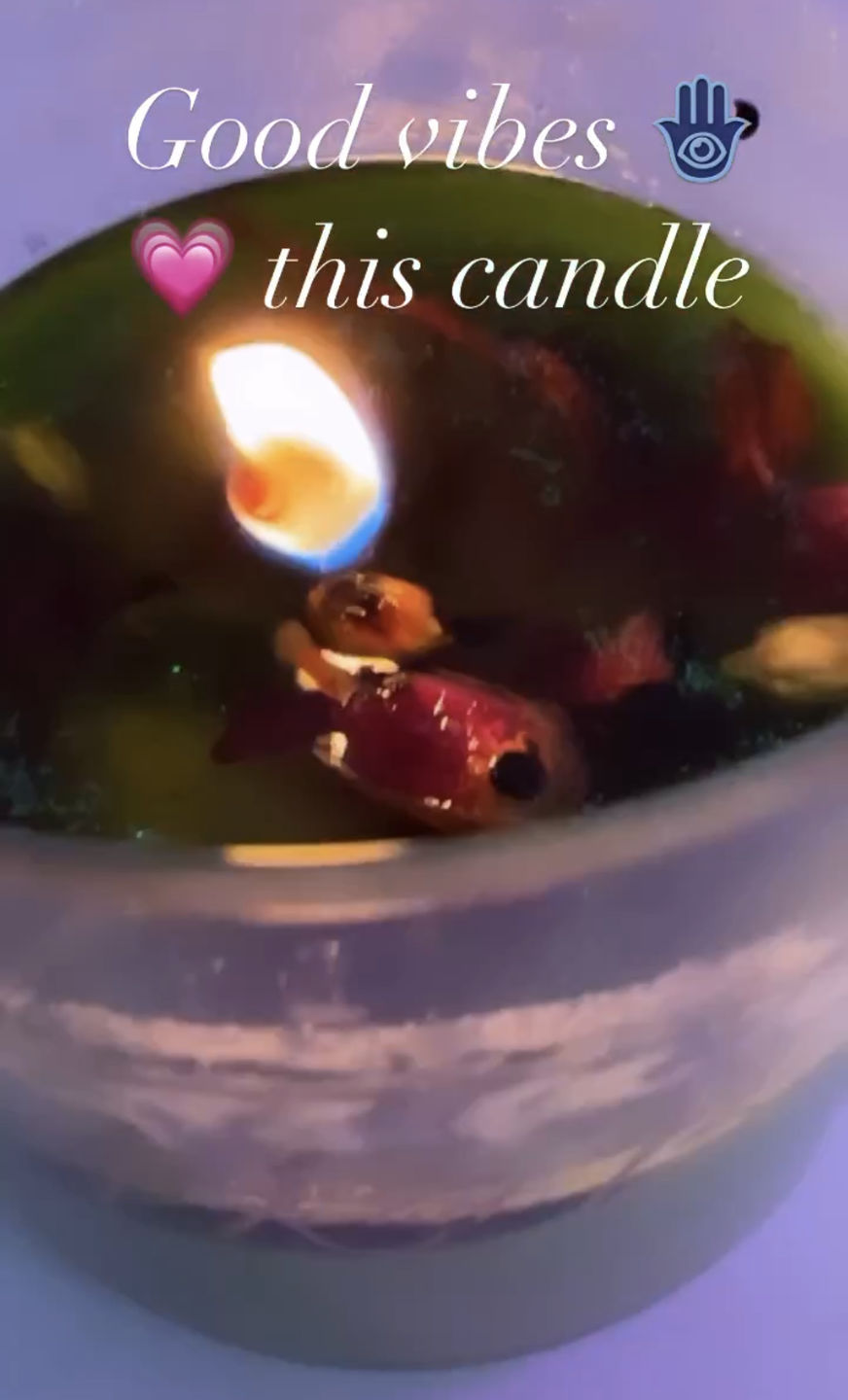 Customer photo review of Manifest That $h*t Limited Edition Manifestation Candle- Alchemy - Rapid Manifestation
