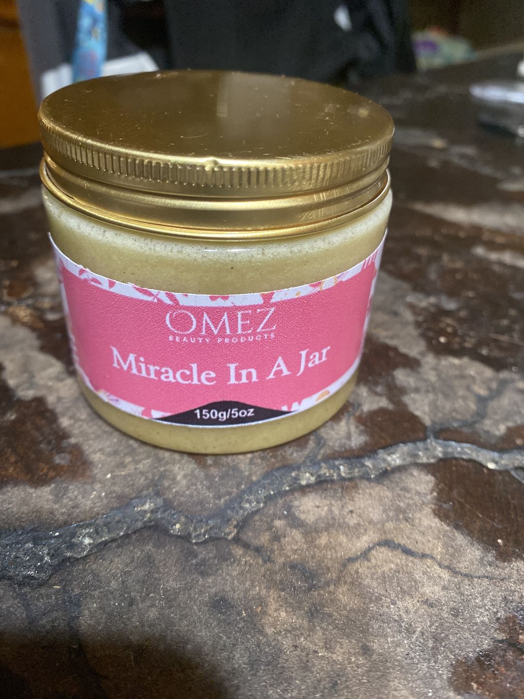 Customer photo review of Omez miracle in a jar
